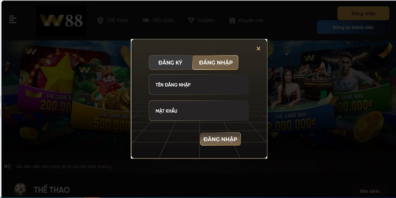 W88 Đăng nhập: Thao tác truy cập cơ bản cho tân thủ 3 Các bước W88 đăng nhập tài khoản trên máy tính vô cùng dễ dàng